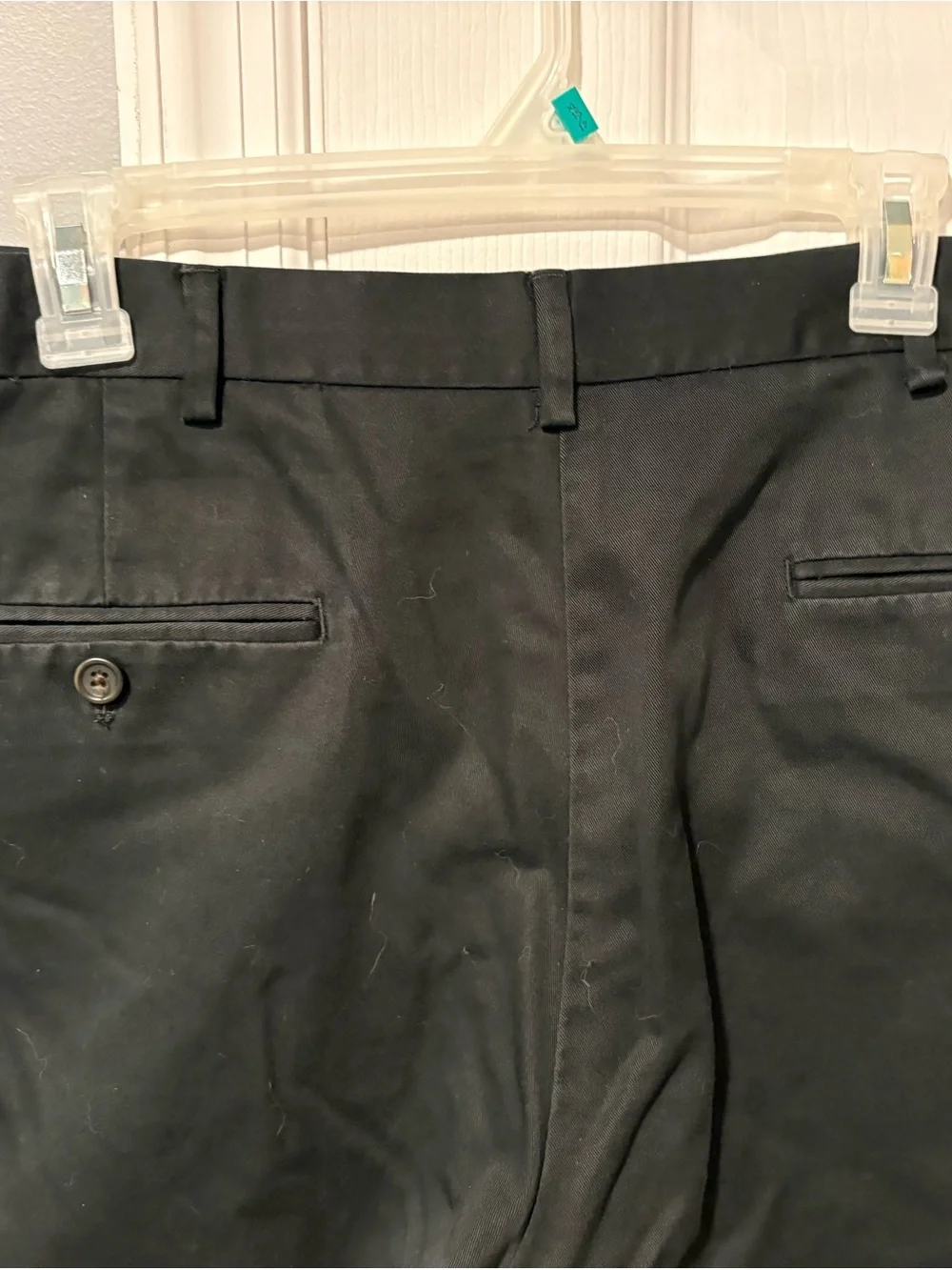 4 pair Haggar Men's Black Dress Pants 38x29 like new